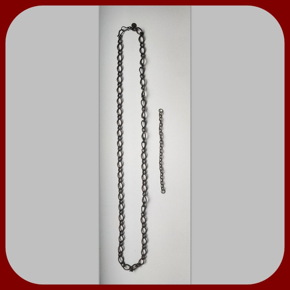 STELLA & DOT || 19” Antique Bronze Chunky Necklace